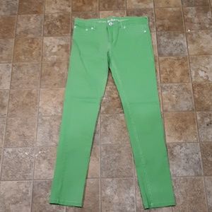 Dollhouse Crazy Sexy Cool Lime Green Skinny Jeans.